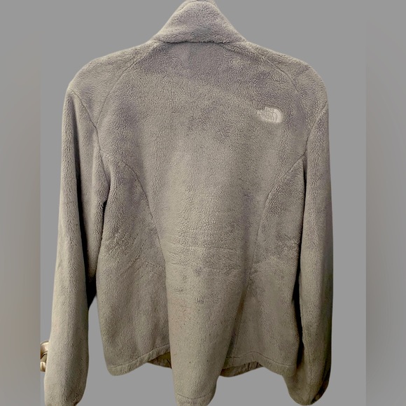 The North Face Ositi Light Gray Soft Fleece Jacket - Picture 3 of 6